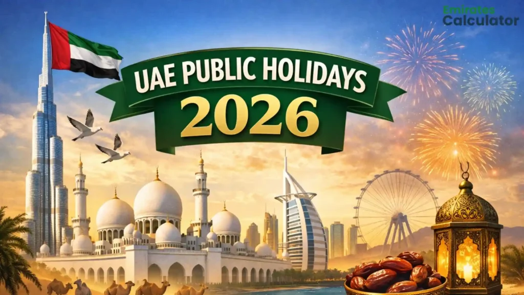 UAE Public Holidays 2026 – Complete List of Official Holidays in the United Arab Emirates