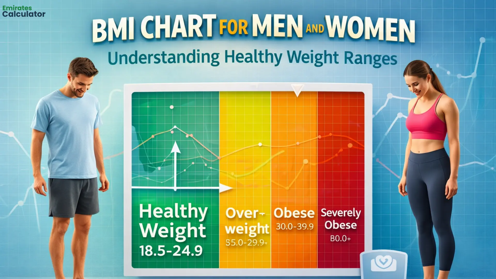 BMI Chart for Men and Women: Healthy Weight Ranges Explained