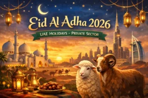Eid Al Adha 2026 UAE holidays private sector