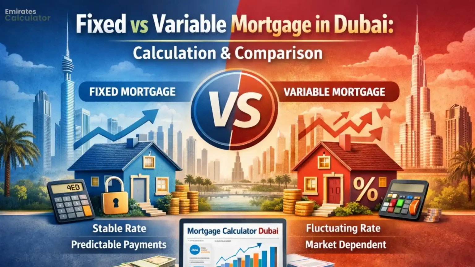 Fixed vs Variable Mortgage in Dubai