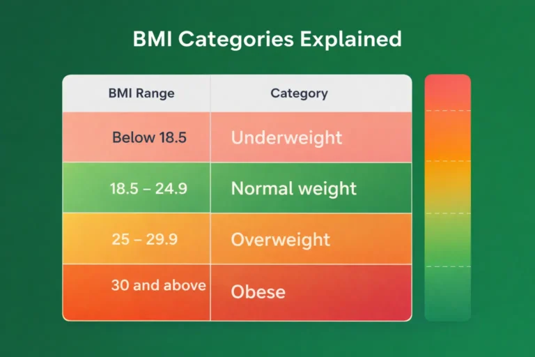BMI Categories Explained