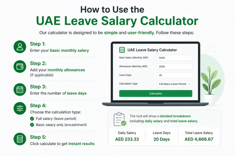 How to Use the UAE Leave Salary Calculator