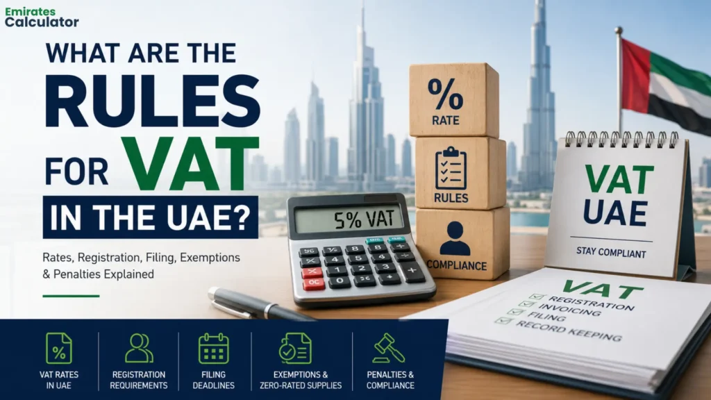 What Are the Rules for VAT in the UAE?