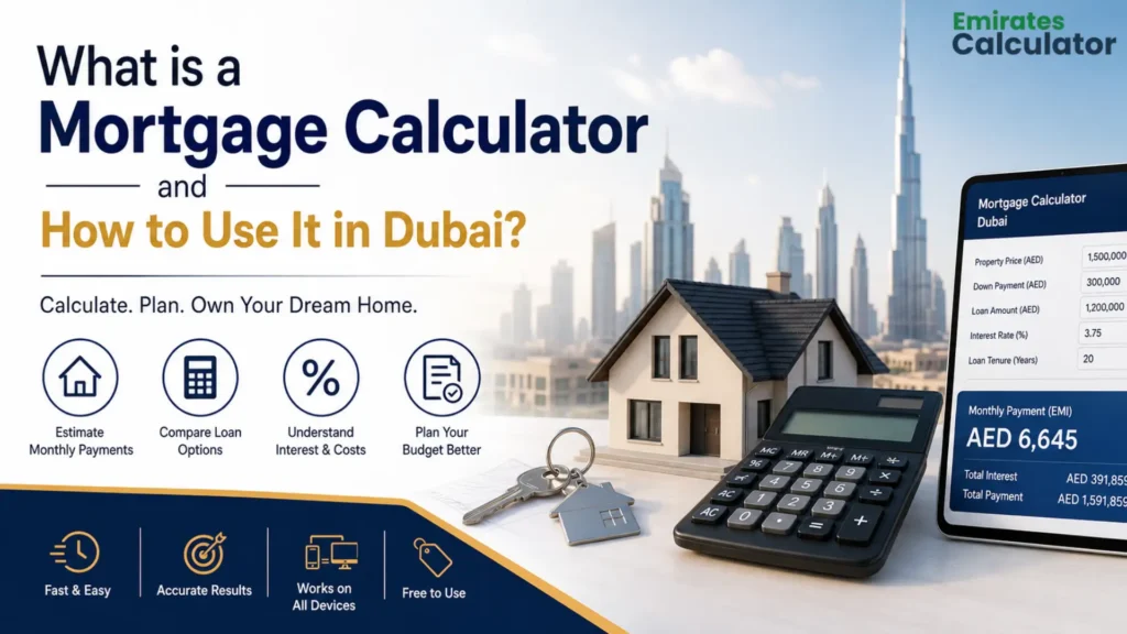 What is a Mortgage Calculator and How to Use It in Dubai?